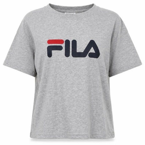 FILA Grey Cotton Crew Neck T-Shirt M Unisex Adults
