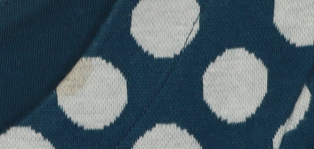 White Stuff Women's Blue Polka Dot Shift Dress, Size 8