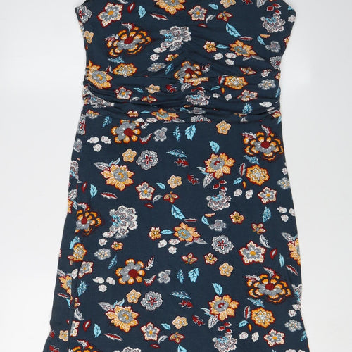 Jos Barnes Women's Multicoloured Floral Shift Dress Size 12