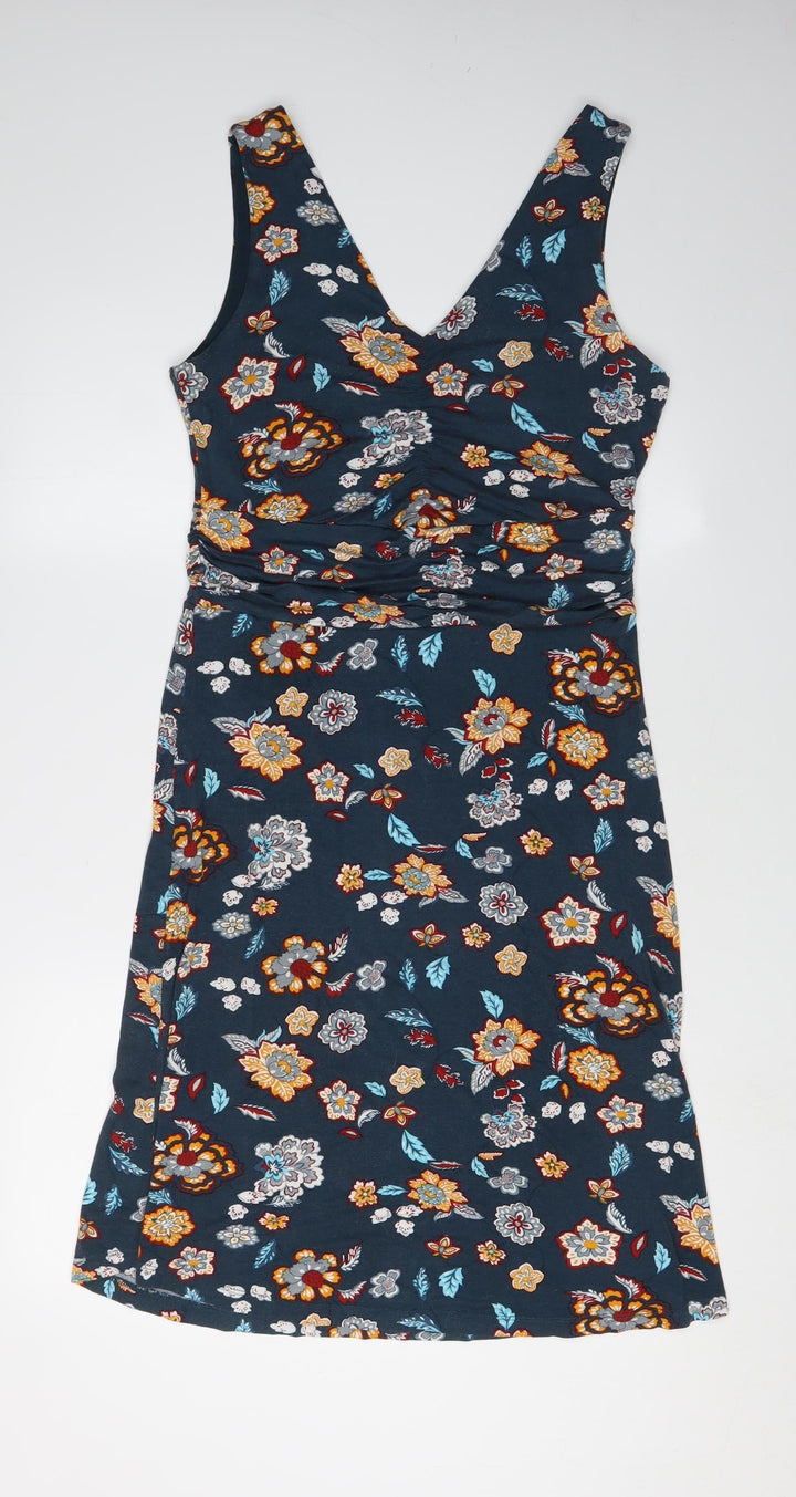 Jos Barnes Women's Multicoloured Floral Shift Dress Size 12