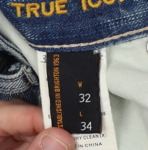 Ben Sherman Men’s Blue Straight Jeans Size 32