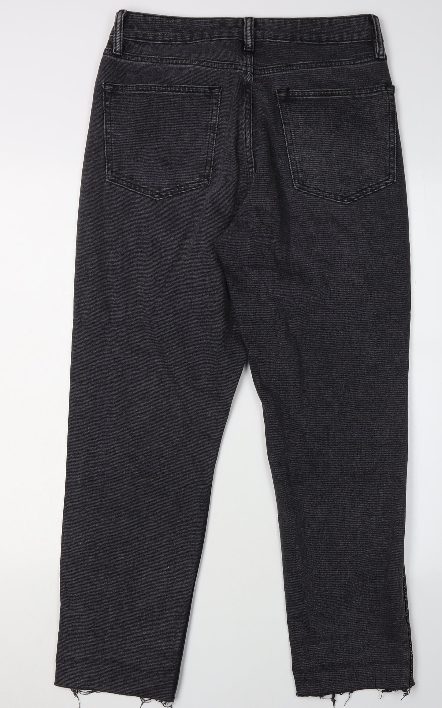 AllSaints Women’s Black Straight Jeans Size 28