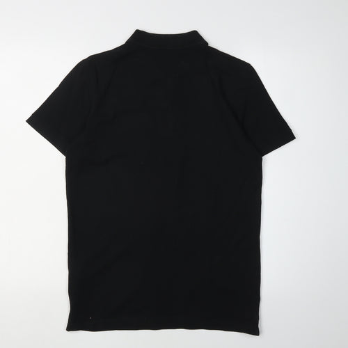 Jack & Jones Men's XS Black Short Sleeve Polo