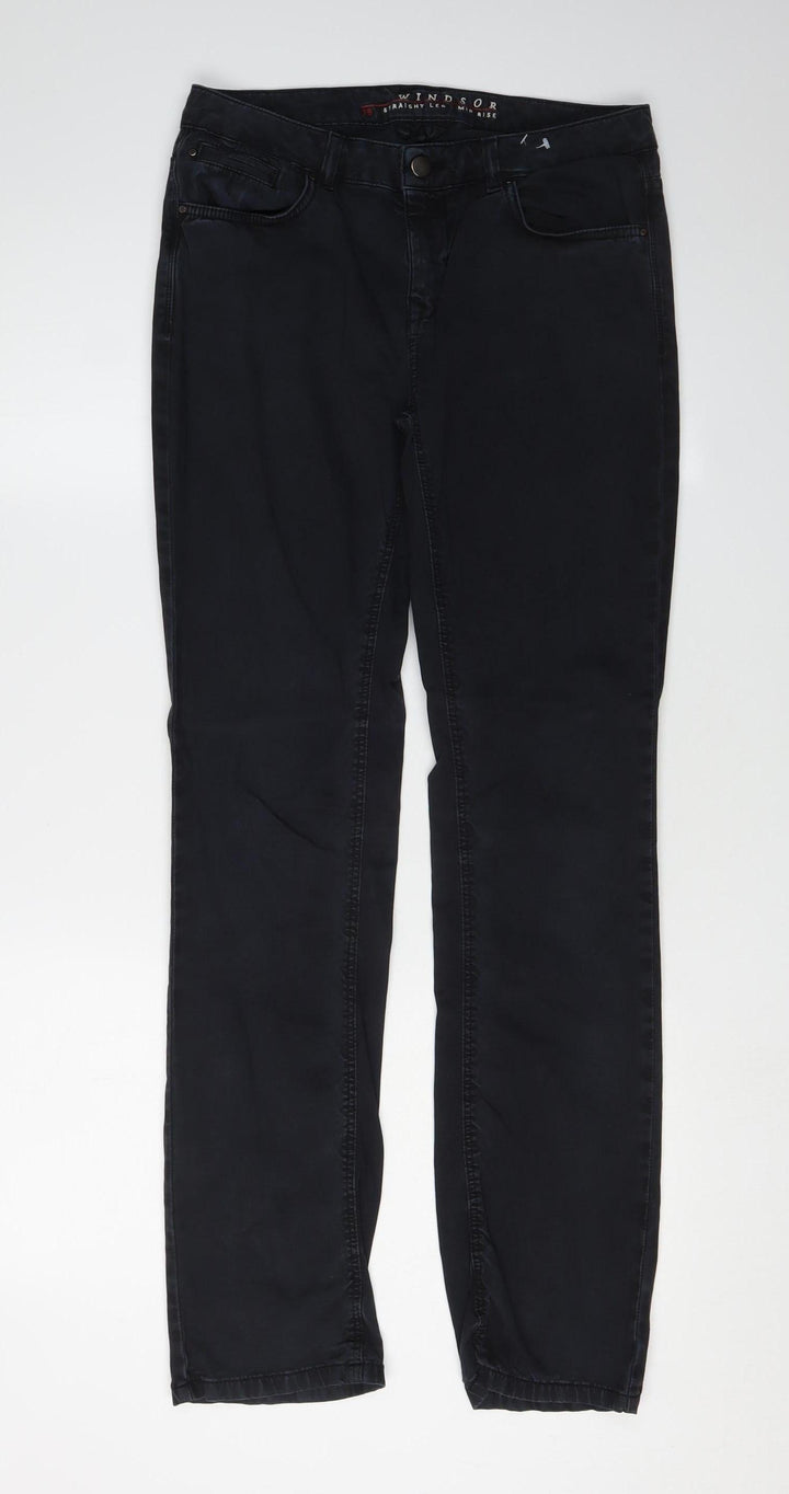 Windsor Women's Black Straight-Leg Jeans Size 4