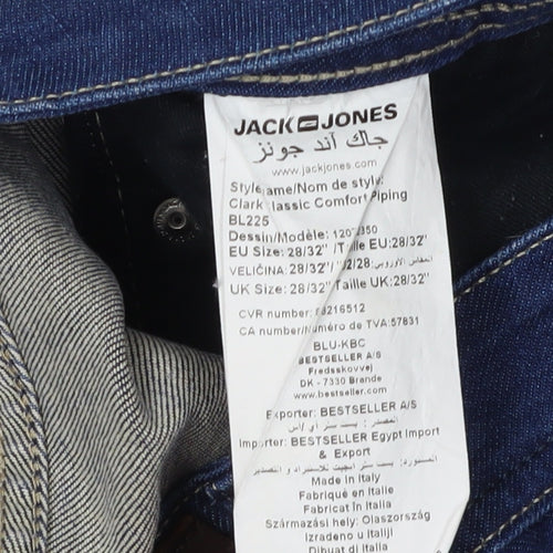 Jack & Jones Men's Blue Straight Jeans 28/32