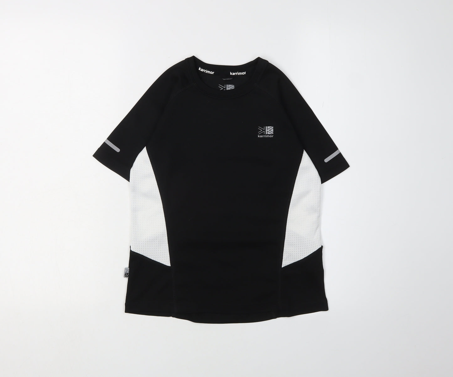 Karrimor Boys Black Running T-Shirt, 7-8 Years, Reflective