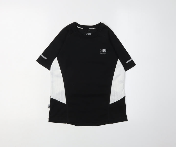 Karrimor Boys Black Running T-Shirt, 7-8 Years, Reflective