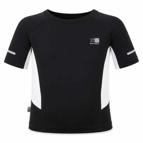 Karrimor Boys Black Running T-Shirt, 7-8 Years, Reflective