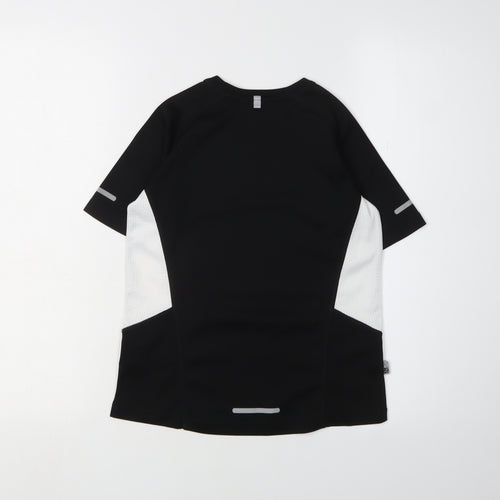 Karrimor Boys Black Running T-Shirt, 7-8 Years, Reflective