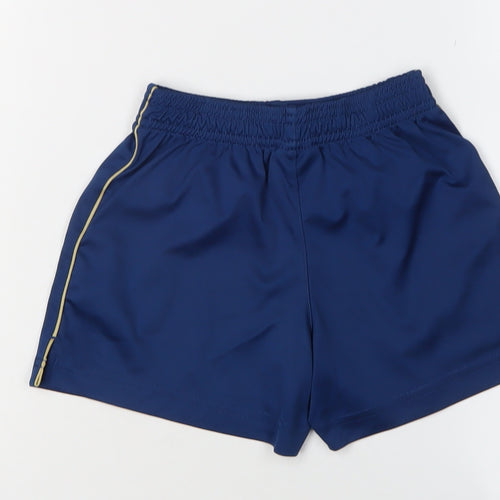 Fila Boys' Blue Athletic Shorts 4-5 Years, Elastic Waist
