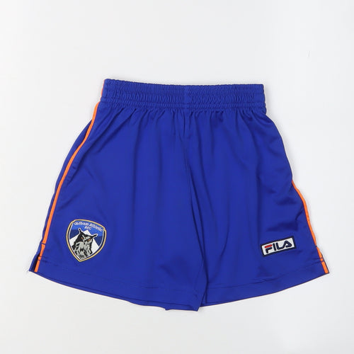 Fila Boys Blue Athletic Shorts Size 6-7 Years