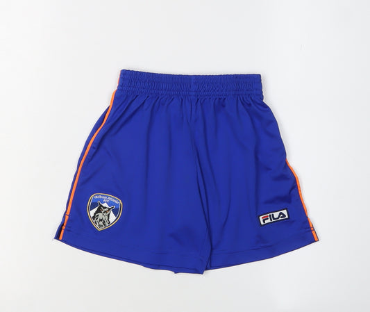Fila Boys Blue Athletic Shorts Size 6-7 Years