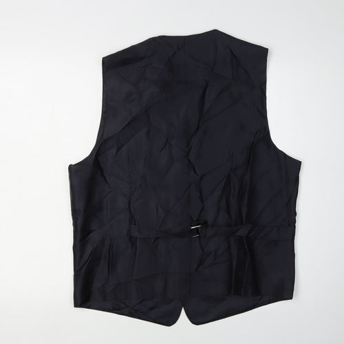 Daniel Hechter Men's Black Wool Waistcoat, Chest 42L