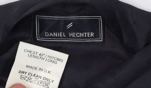Daniel Hechter Men's Black Wool Waistcoat, Chest 42L