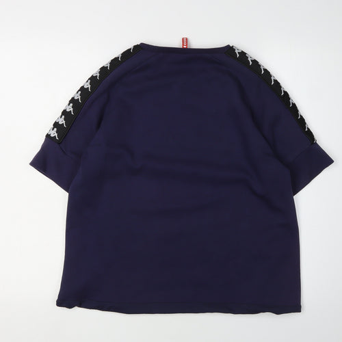 Kappa Men’s Blue Crew Neck T-Shirt M Logo