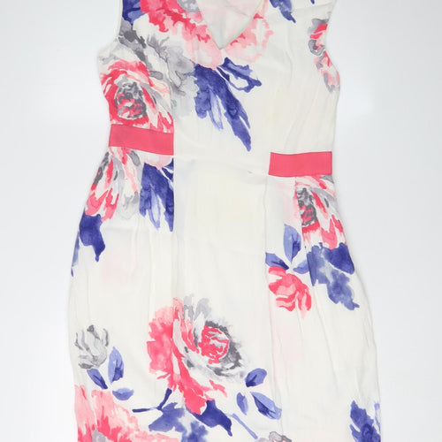 Joules Women's Floral Shift Dress Size 12 Multi-Colour