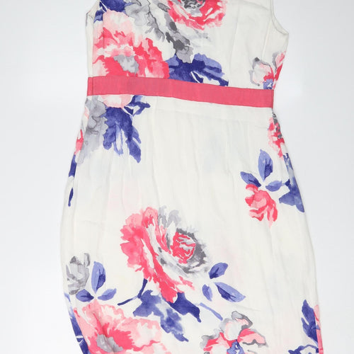 Joules Women's Floral Shift Dress Size 12 Multi-Colour