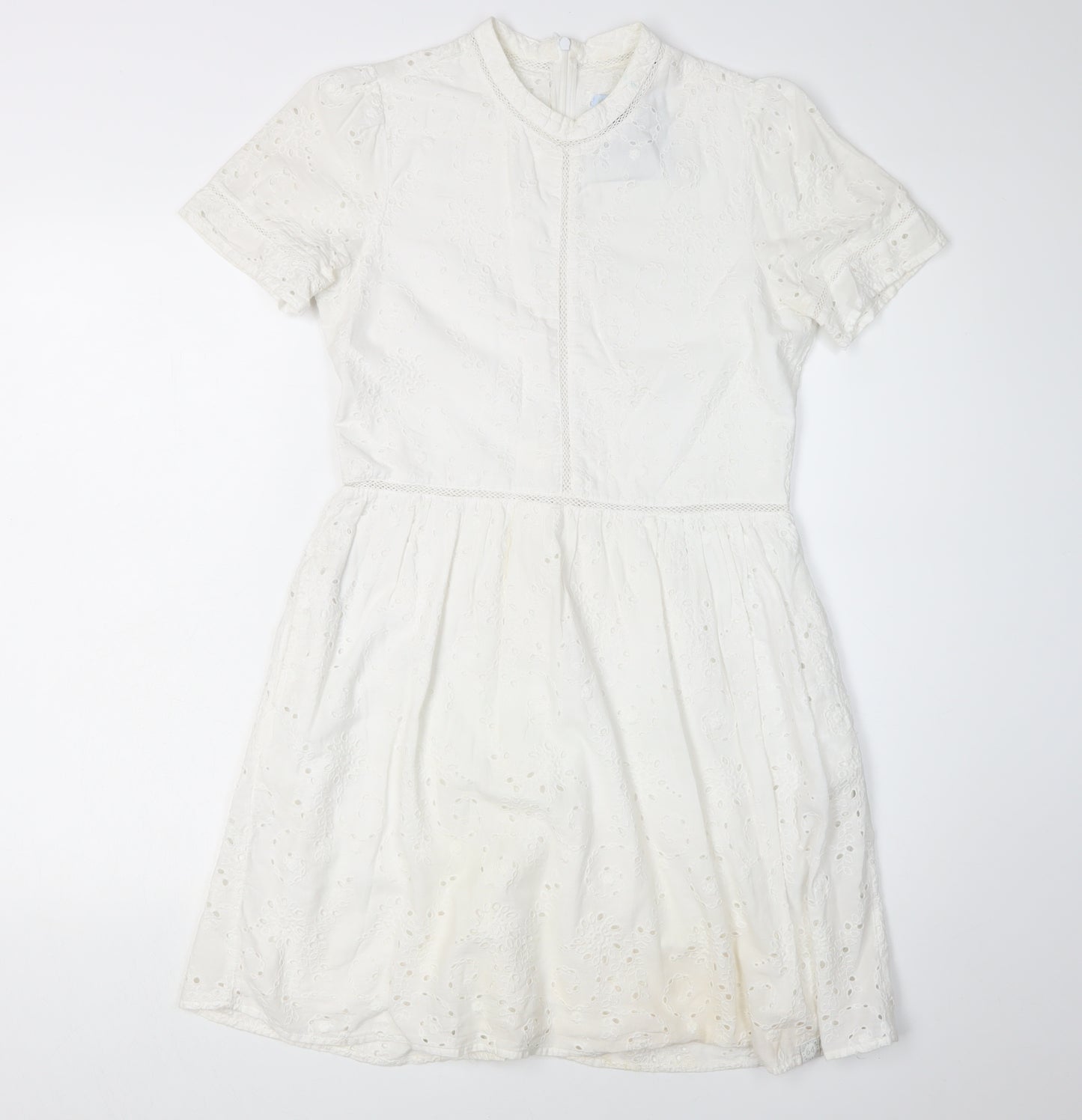 Superdry Women's White A-Line Dress Size 6