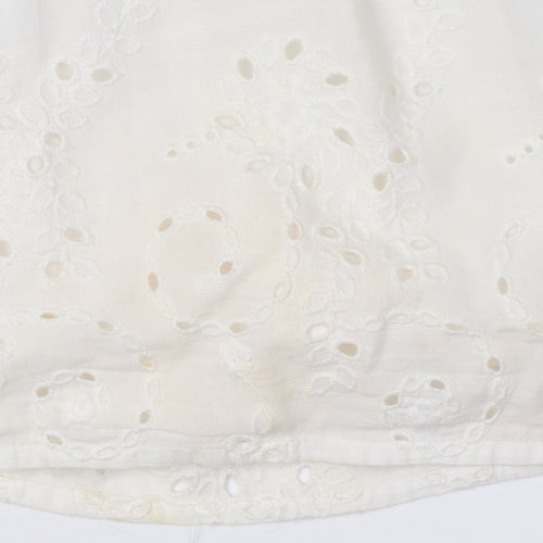 Superdry Women's White A-Line Dress Size 6