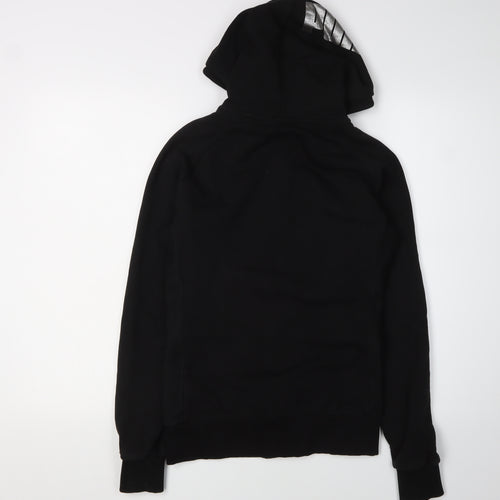 Puma Black Women's Full Zip Hoodie Size 10 with Logo Details