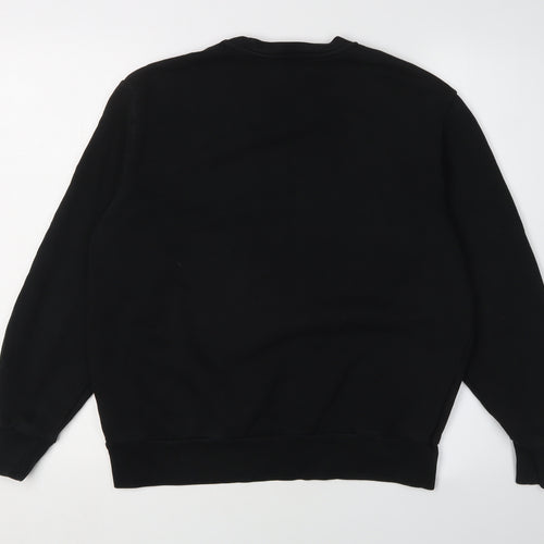 Diesel Unisex Kids Black Sweatshirt 16Y Casual Logo Pullover