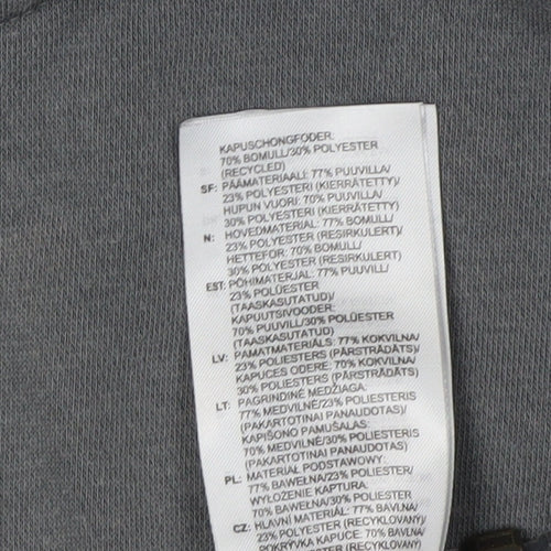 Adidas Boys Grey Full Zip Hoodie 11-12 Years