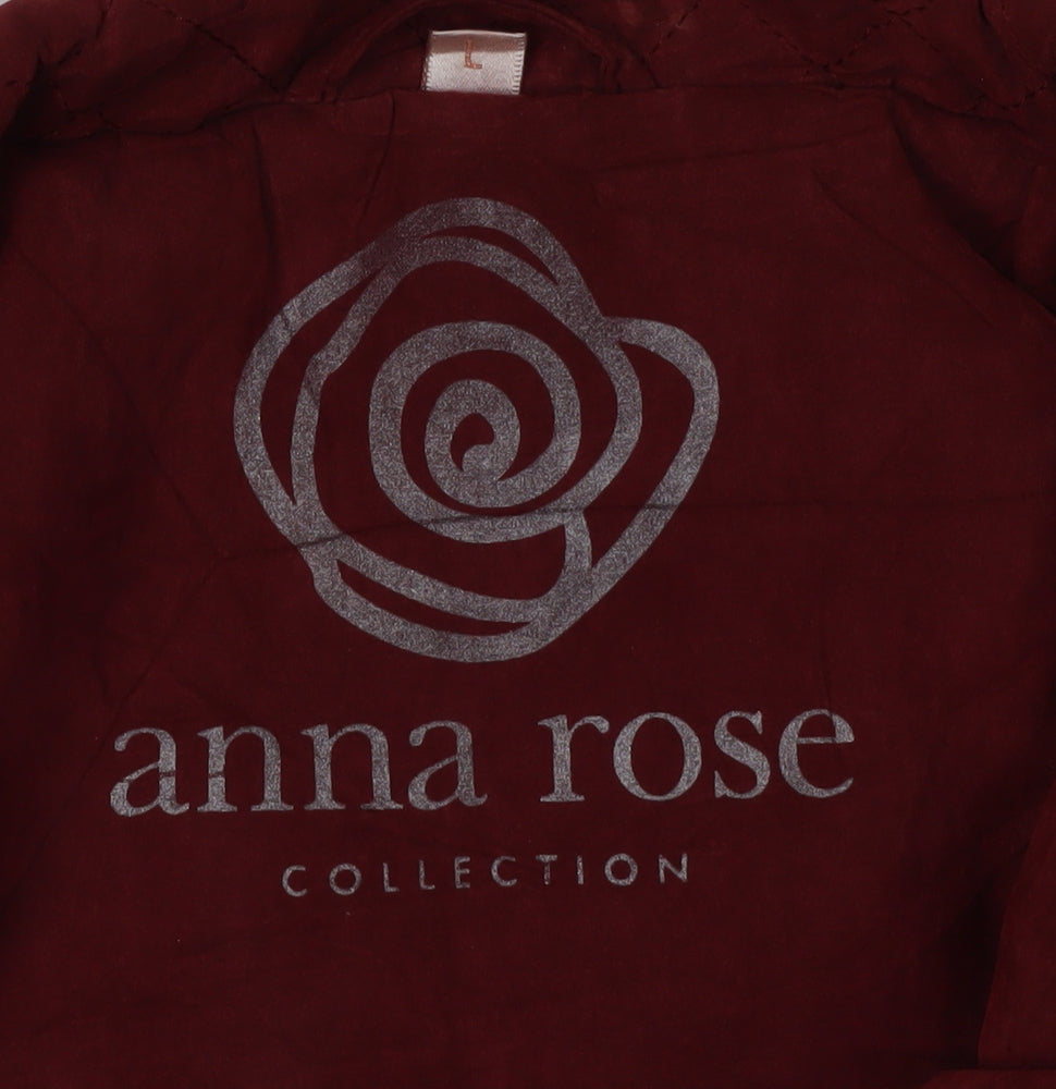 Anna Rose Women's Red Parka Coat Size L
