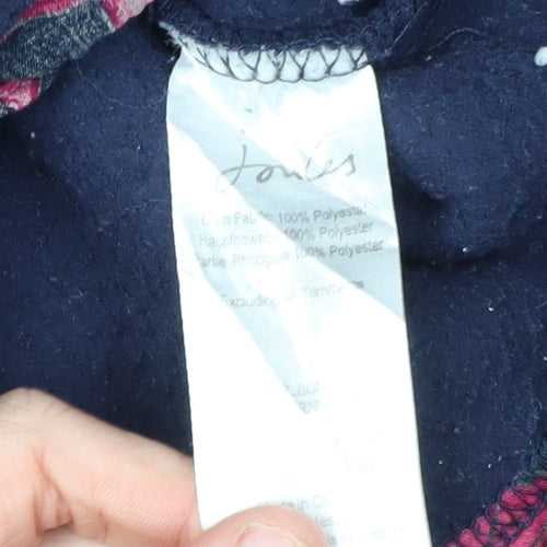 Joules Women's Blue Fleece Henley Sweatshirt XS