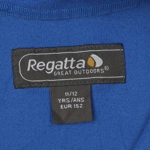 Regatta Boys Blue Fleece 1/4 Zip Sweatshirt 11-12 Years