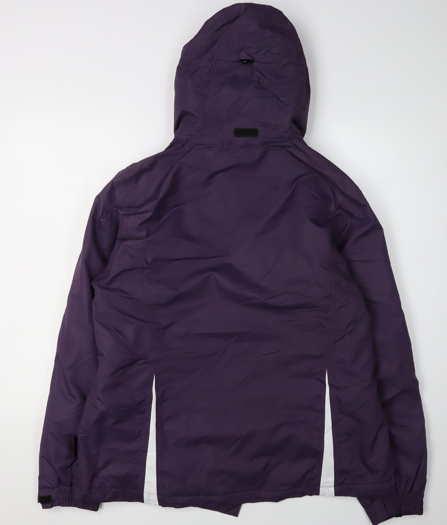 Crane Women's Purple Ski Jacket Size 16 Hooded