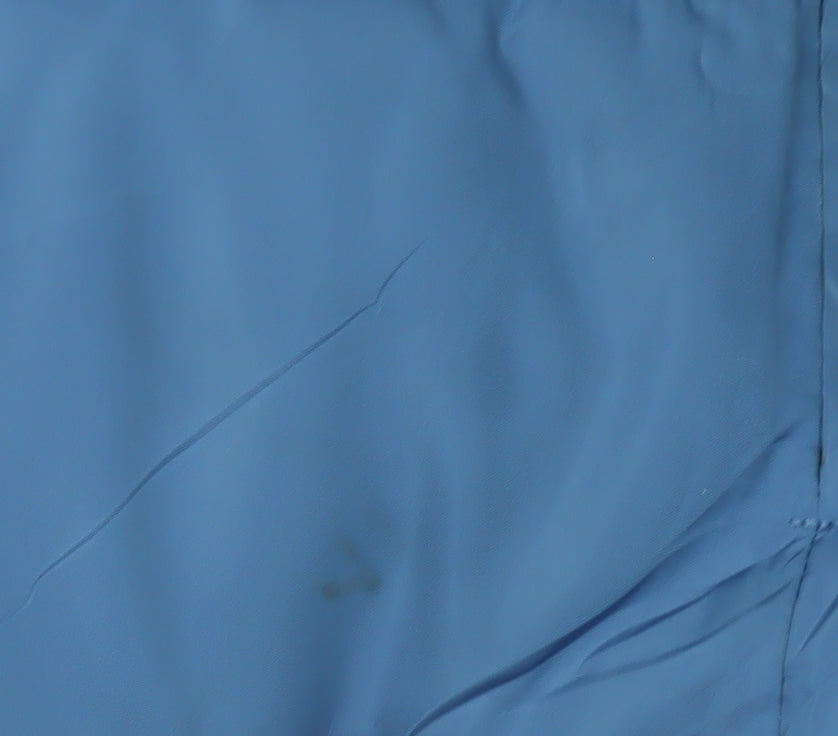 Marks and Spencer Blue Puffer Coat, Size 18, Hooded, Women's