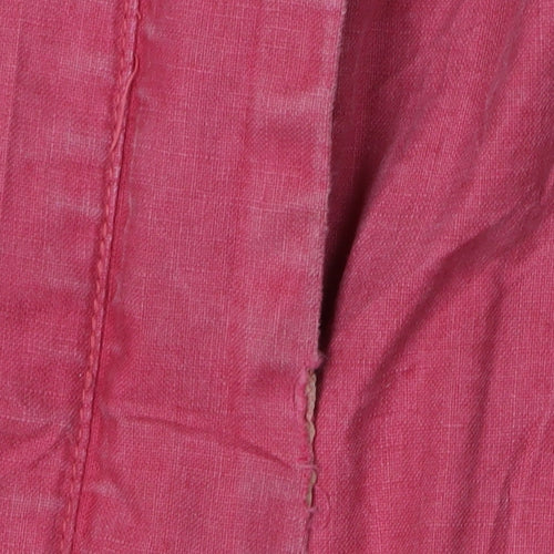 Seasalt Women's Red Hooded Long Rain Coat Size 16