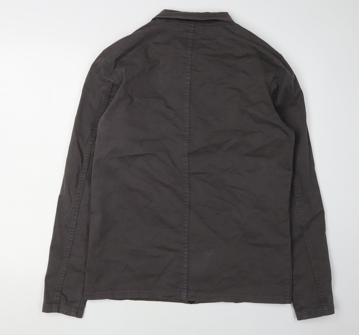 ARNE Men's Grey Full Zip Jacket S