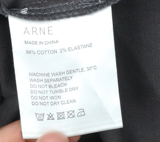 ARNE Men's Grey Full Zip Jacket S