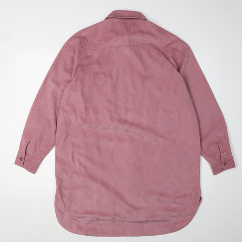 Missguided Women's Pink Shirt Dress, Size 6