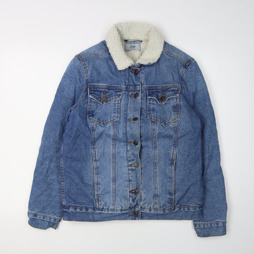 New Look Women's Blue Denim Jacket Size 10