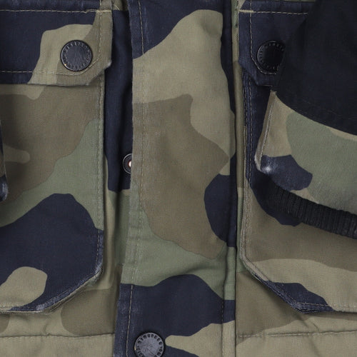 Next Boys Green Camouflage Parka Coat 5 Years