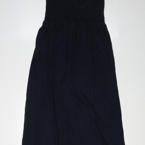 Hush Women's Black Linen Cotton Jumpsuit Size 14