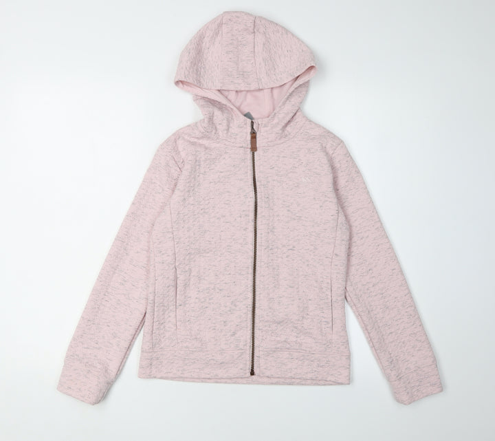 Trespass Girls Pink Hoodie - Full Zip, 9-10 Years