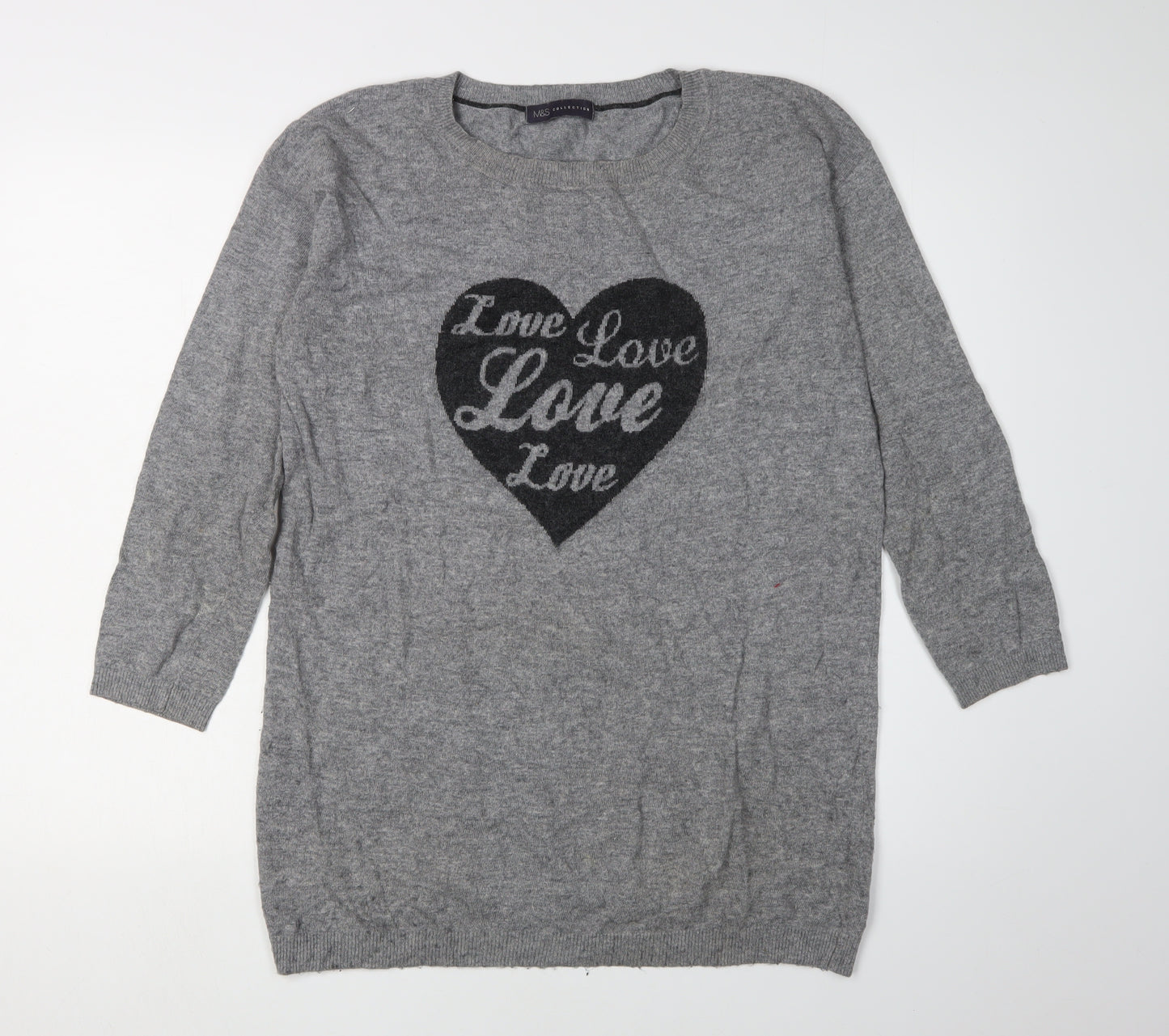 Marks and Spencer Grey Women’s Pullover Jumper Size 12