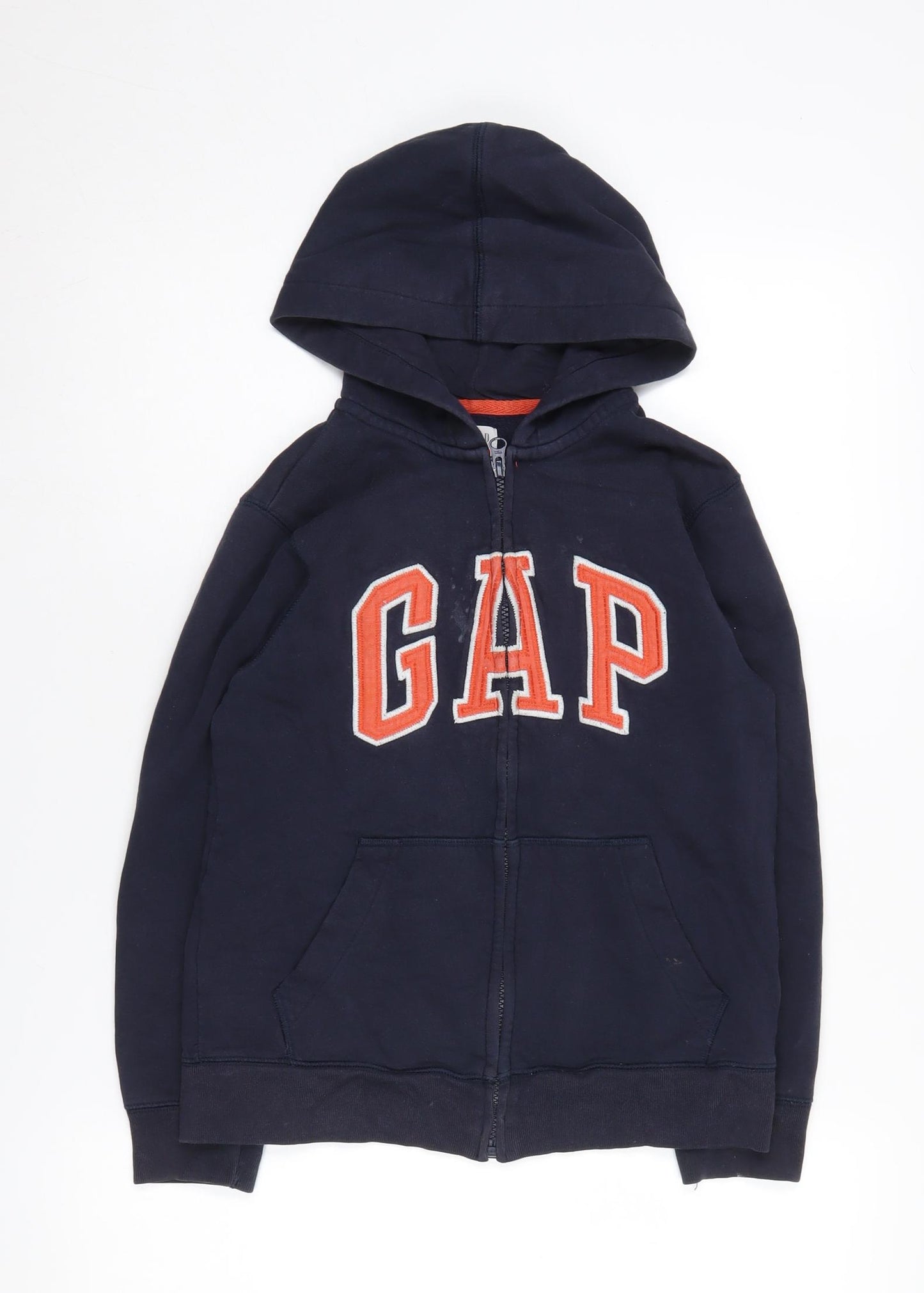 GAP Kids Boys Blue Full Zip Hoodie L 10-11 Years