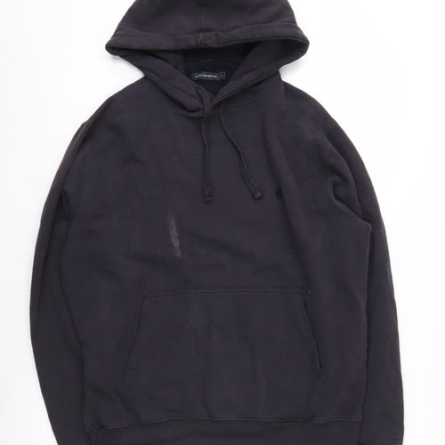 French Connection Men’s Black Hoodie Size L Pullover