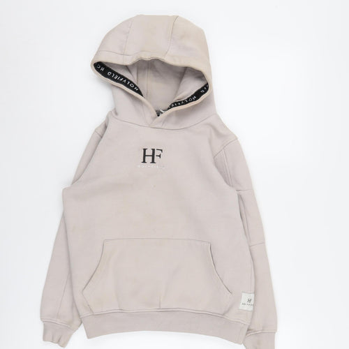 HOLYFIELD Girls Beige Hoodie XS Long Sleeve Casual Pullover