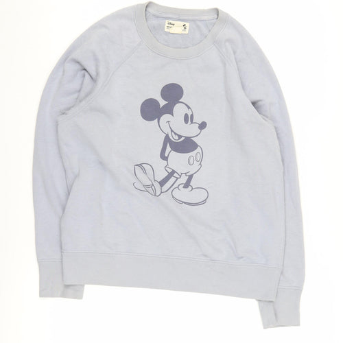 Uniqlo Disney Grey Pullover Sweatshirt - Mickey Design - L