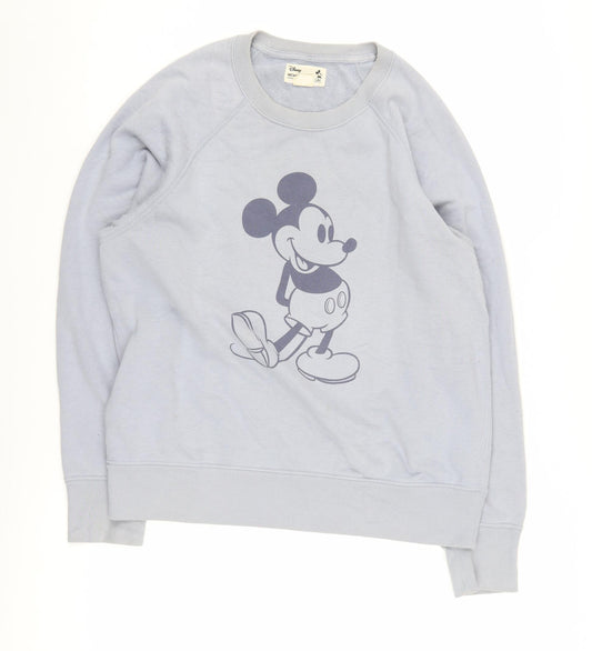 Front view of Uniqlo Disney Grey Pullover Sweatshirt - Mickey Design - L