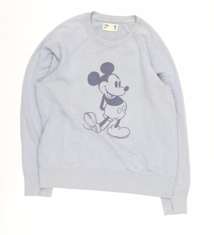 Uniqlo Disney Grey Pullover Sweatshirt - Mickey Design - L