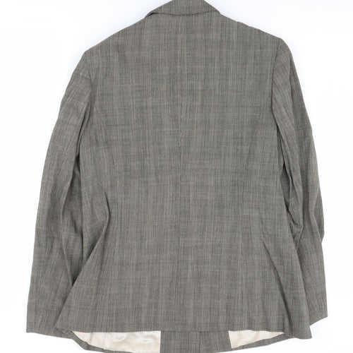 Austin Reed Women's Grey Check Blazer, Size 12