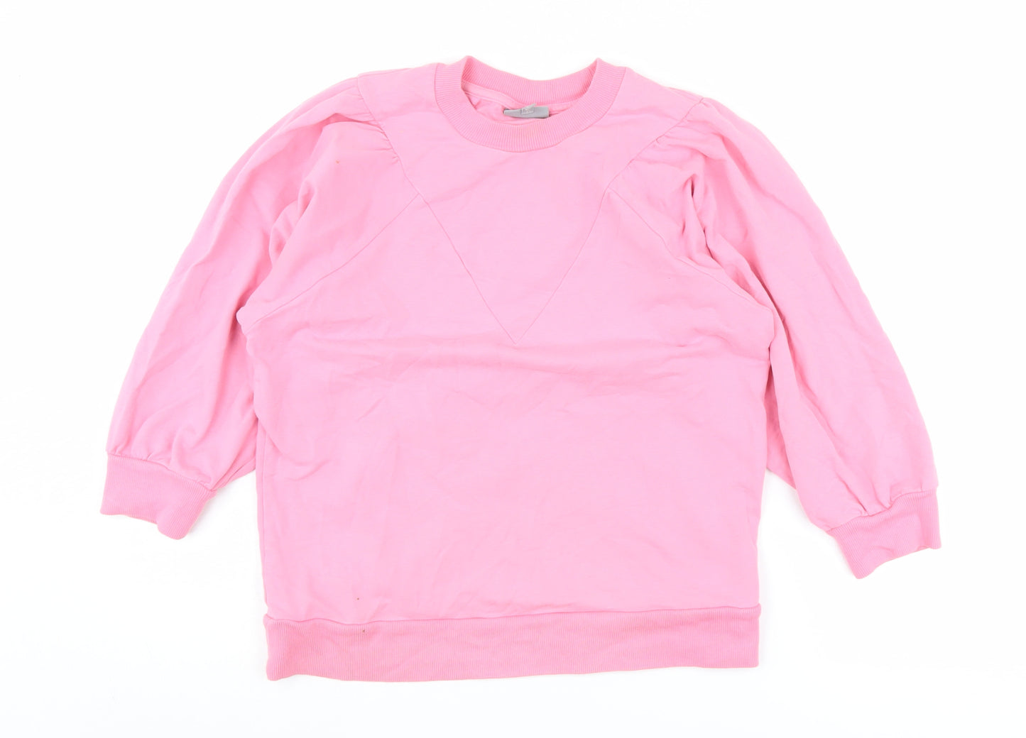 Oliver Bonas Pink Women's Crew Neck Pullover Sweatshirt Size 10