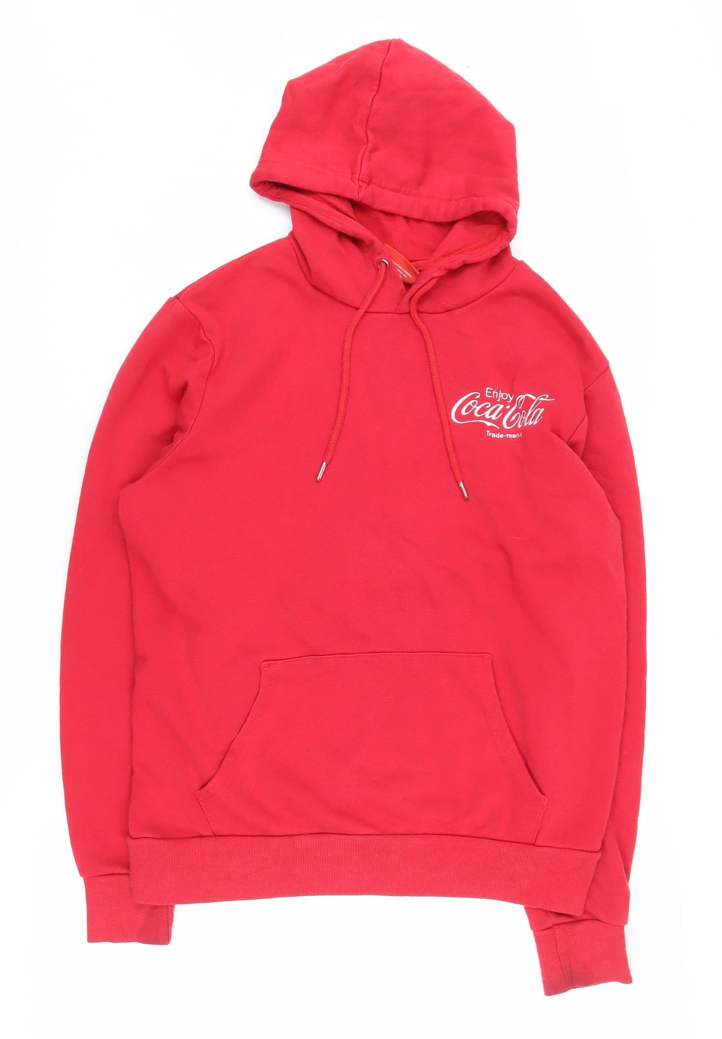 Coca-Cola Red Men's Pullover Logo Hoodie L
