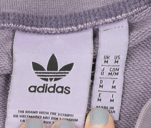 Adidas Unisex Purple Pullover Sweatshirt M